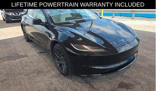 Black 2025 Tesla Model 3 Long Range