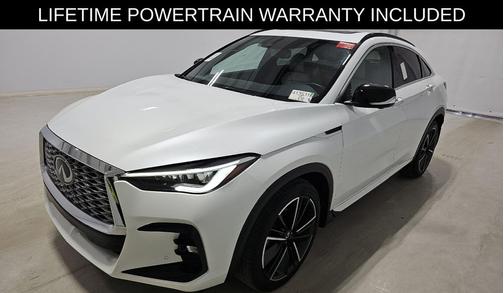 Radiant White 2023 INFINITI QX55 ESSENTIAL