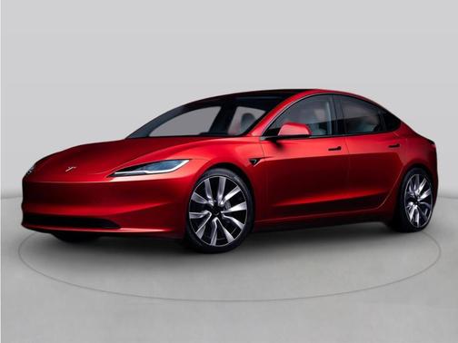 Stealth Gray 2025 Tesla Model 3 Long Range
