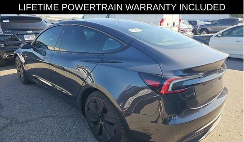 Stealth Gray 2025 Tesla Model 3 Long Range