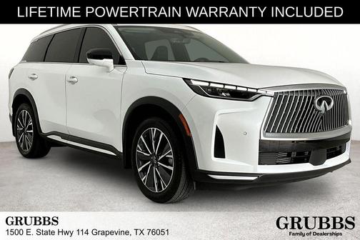 Radiant White 2026 INFINITI QX60 Luxe