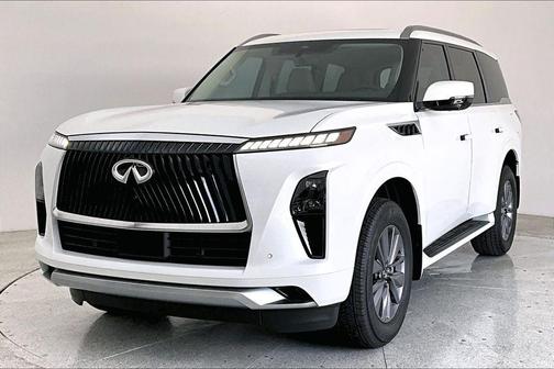 Radiant White 2026 INFINITI QX80 PURE