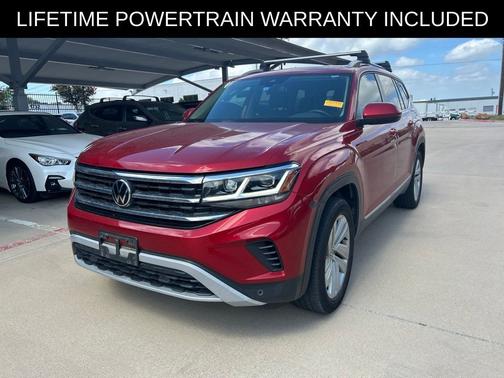 Aurora Red Metallic 2021 Volkswagen Atlas SEL
