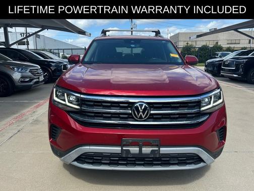 Aurora Red Metallic 2021 Volkswagen Atlas SEL