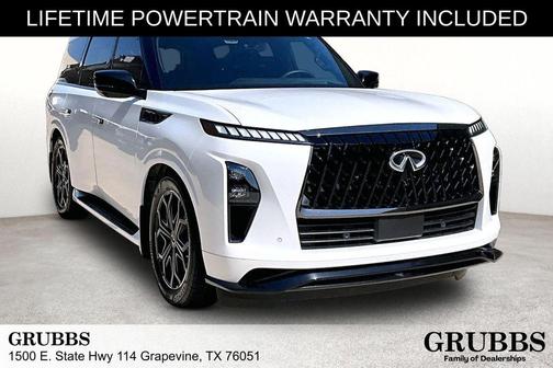 Radiant White 2026 INFINITI QX80 SPORT
