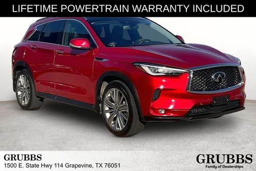 Dynamic Sunstone Red 2022 INFINITI QX50 Sensory