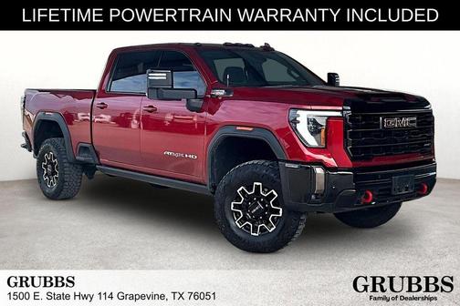Volcanic Red 2024 GMC Sierra 2500 AT4X