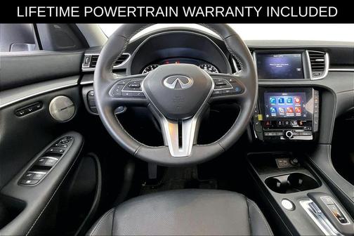 Cloud White 2025 INFINITI QX50 Luxe