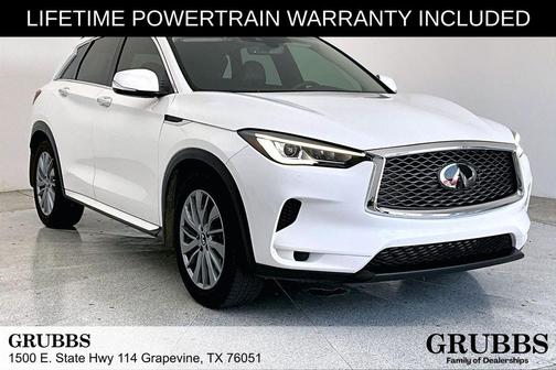 Cloud White 2025 INFINITI QX50 Luxe
