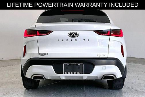 Radiant White 2025 INFINITI QX55 ESSENTIAL