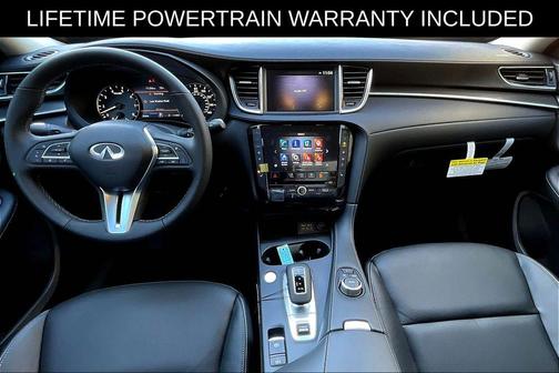 Radiant White 2025 INFINITI QX50 Luxe