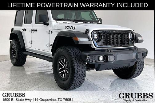 Bright White Clearcoat 2024 Jeep Wrangler Sport