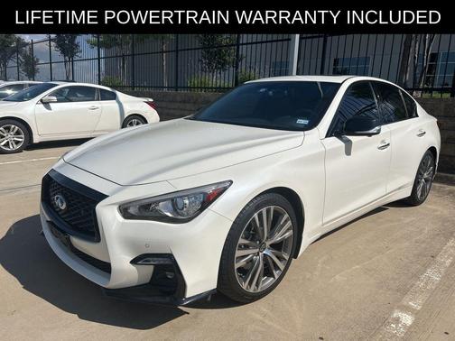 Majestic White 2023 INFINITI Q50 SENSORY