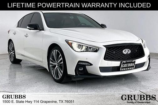Majestic White 2023 INFINITI Q50 SENSORY