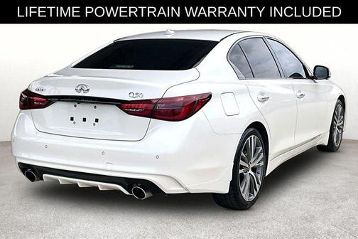 Majestic White 2023 INFINITI Q50 SENSORY