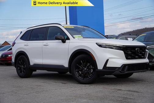 Platinum White Pearl 2026 Honda CR-V Hybrid Sport FWD