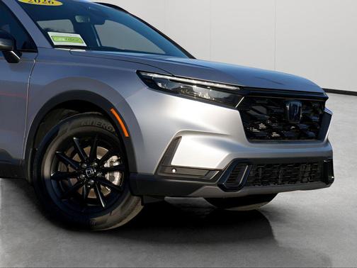 Solar Silver Metallic 2026 Honda CR-V Hybrid Sport-L FWD