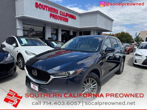 Deep Crystal Blue Mica 2017 Mazda CX-5 Touring