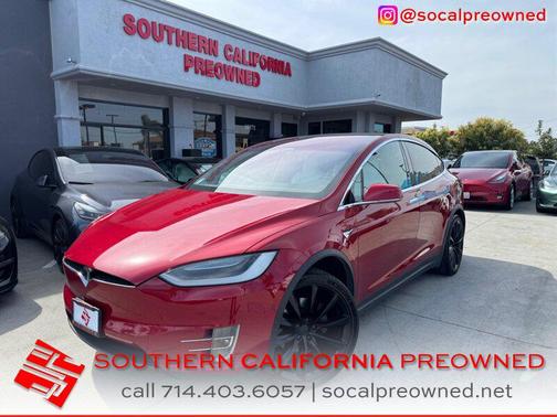 Red Multi-Coat 2019 Tesla Model X Long Range