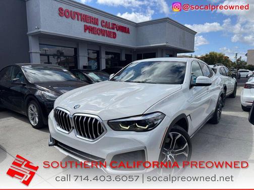 Mineral White Metallic 2020 BMW X6 sDrive40i