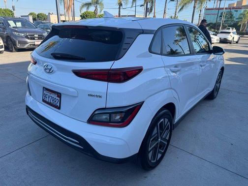 Lunar White 2023 Hyundai KONA EV SE