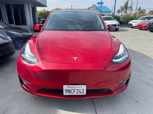 Red Multi-Coat 2021 Tesla Model Y Long Range Dual Motor All-Wheel Drive