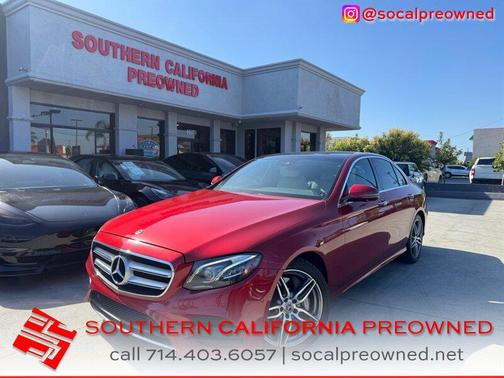 designo Cardinal Red Metallic 2020 Mercedes-Benz E-Class 4MATIC