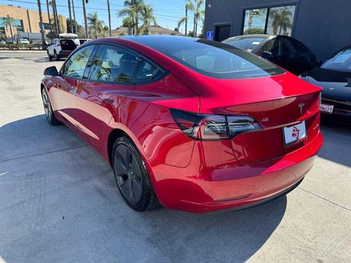 Red Multi-Coat 2022 Tesla Model 3 Long Range