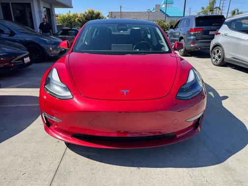 Red Multi-Coat 2022 Tesla Model 3 Long Range