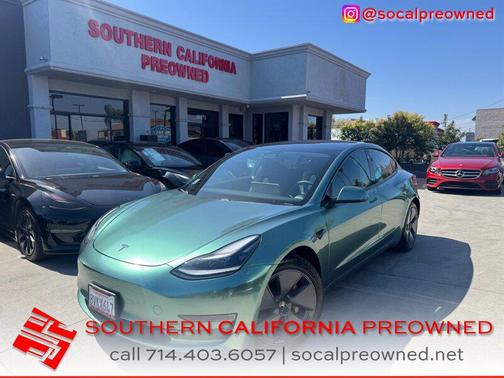 Pearl White Multi-Coat 2021 Tesla Model 3 Long Range