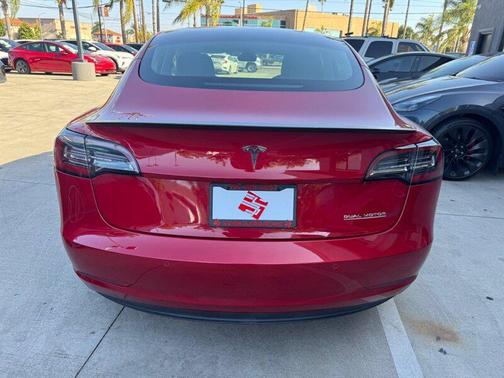 Red Multi-Coat 2022 Tesla Model 3 Performance
