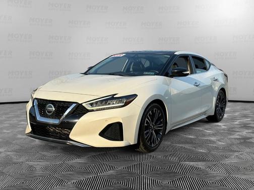 White 2019 Nissan Maxima 3.5 SL