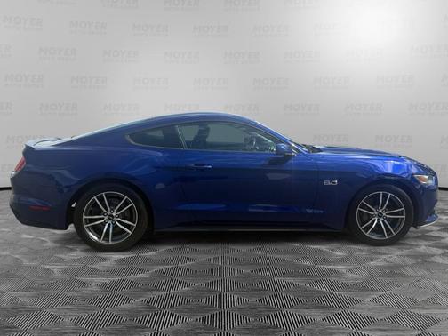 Blue 2016 Ford Mustang