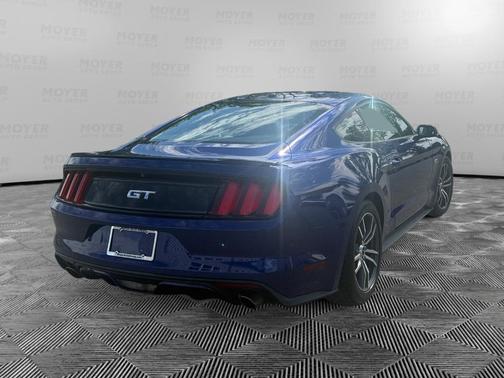 Blue 2016 Ford Mustang