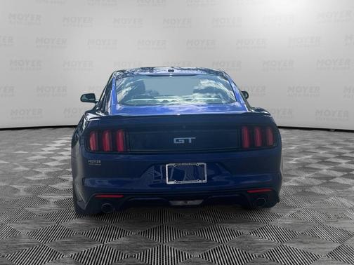 Blue 2016 Ford Mustang