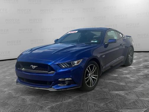 Blue 2016 Ford Mustang