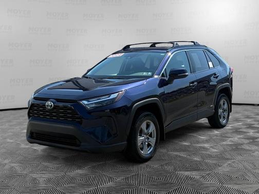 Blue 2024 Toyota RAV4 Hybrid XLE