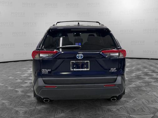 Blue 2024 Toyota RAV4 Hybrid XLE