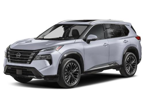 Boulder Gray Metallic 2024 Nissan Rogue Platinum