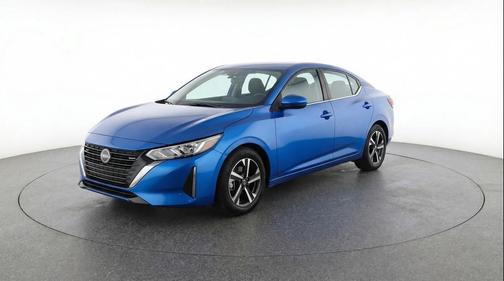 Electric Blue Metallic 2025 Nissan Sentra SV