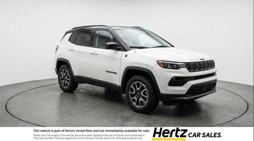 Bright White Clearcoat 2025 Jeep Compass Trailhawk