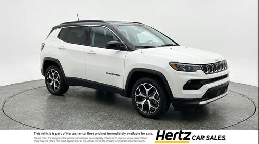 Bright White Clearcoat 2025 Jeep Compass Limited