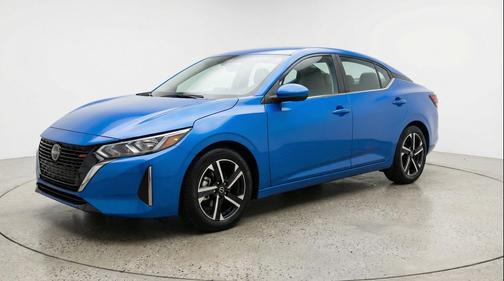 Electric Blue Metallic 2025 Nissan Sentra SV