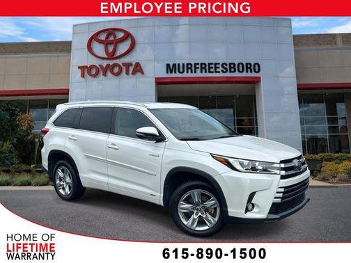 Blizzard Pearl 2017 Toyota Highlander Hybrid Limited