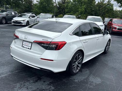 Platinum White Pearl 2024 Honda Civic Touring