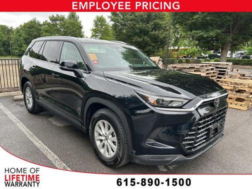Midnight Black Metallic 2025 Toyota Grand Highlander XLE