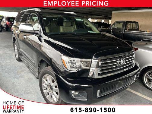 Midnight Black Metallic 2018 Toyota Sequoia Platinum