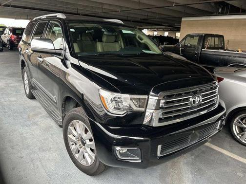 Midnight Black Metallic 2018 Toyota Sequoia Platinum