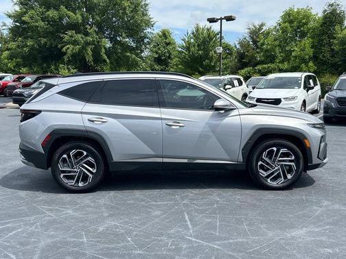 Shimmering Silver 2025 Hyundai TUCSON Hybrid Limited