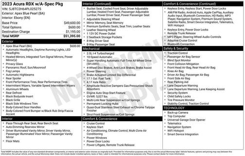 2023 Acura RDX A-Spec